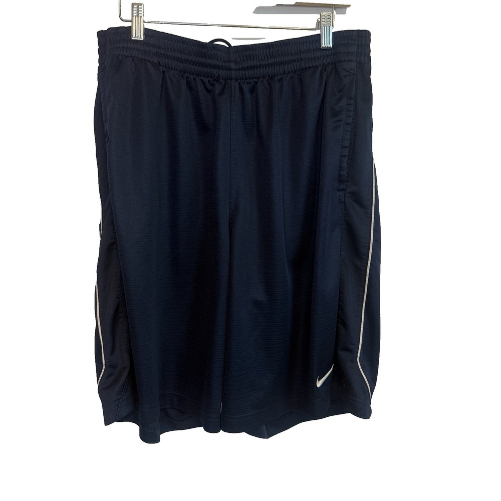 Nike Mens Blue Y2k Basketball Shorts Drawstring XL Activewear Athleisure Casual